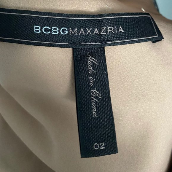 BCBG MAXAZRIA Black Lace Cream Dress - Picture 5 of 5